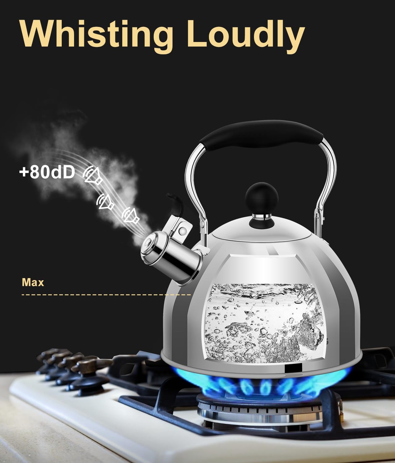 Whistling 2-Quart Tea Kettle