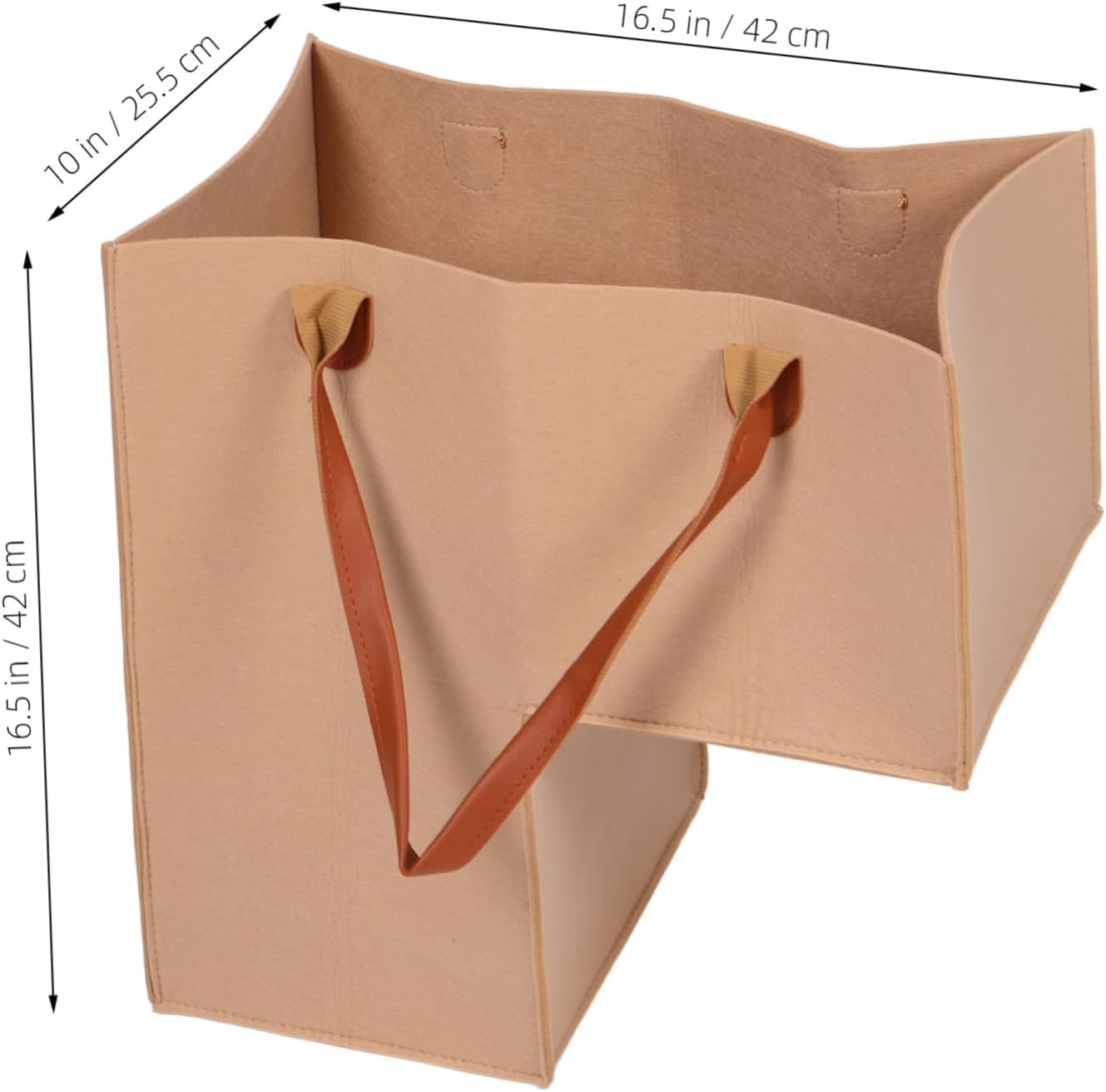 Ergonomic Felt Folding Laundry Hamper