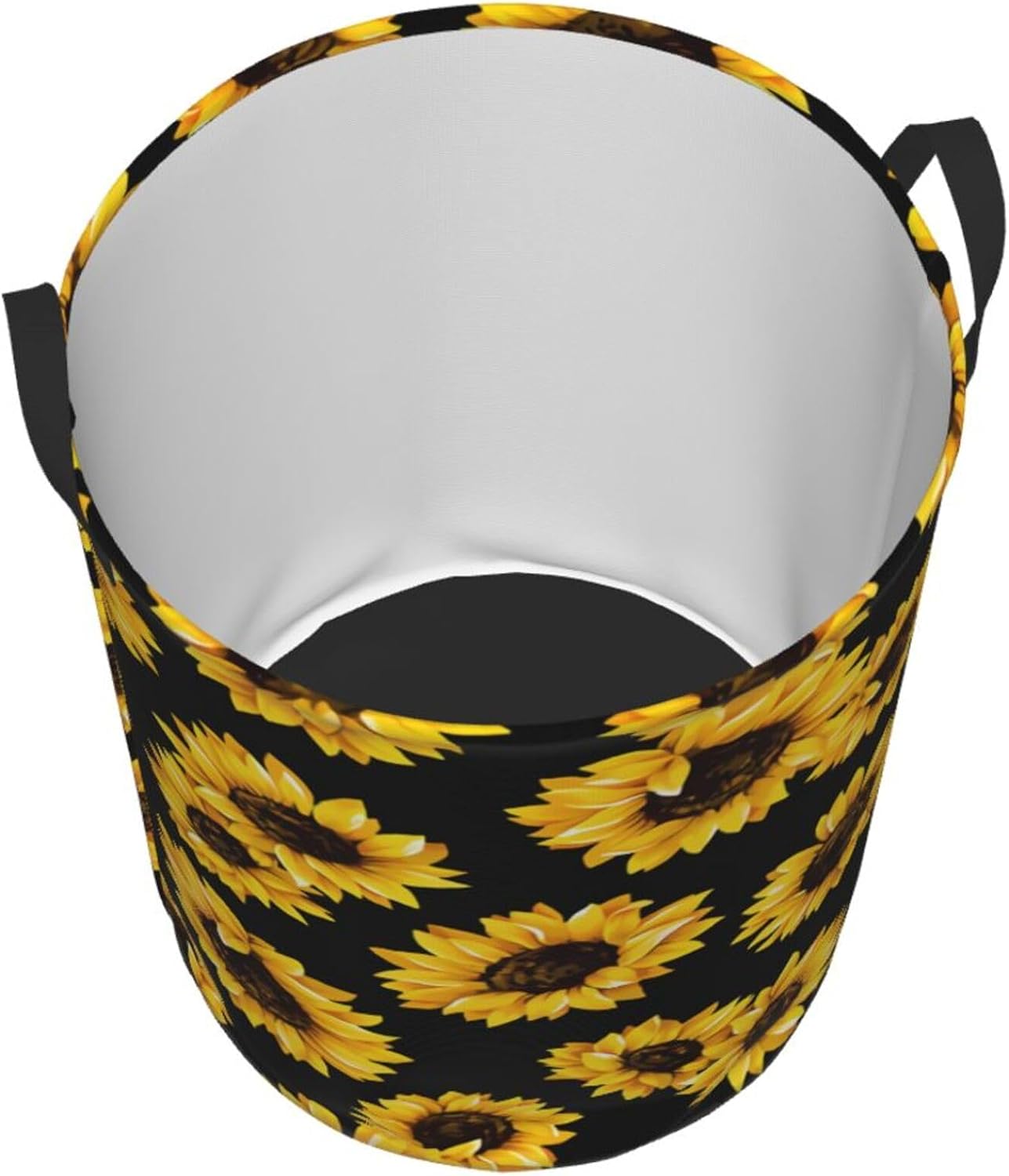 Sunflower Folding Laundry Basket - Durable Waterproof Organizer for Home Car