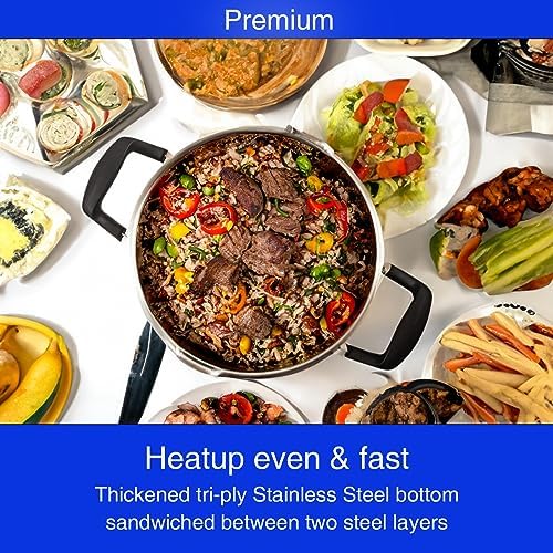 Stainless Steel Cookware Pasta Pot Durable dishwasher-safe