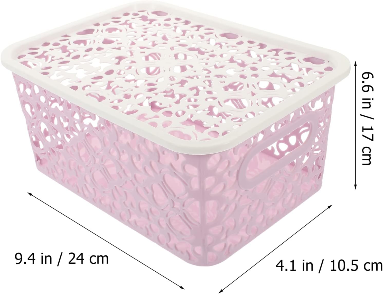 MAGICLULU Plastic Storage Bin Cube