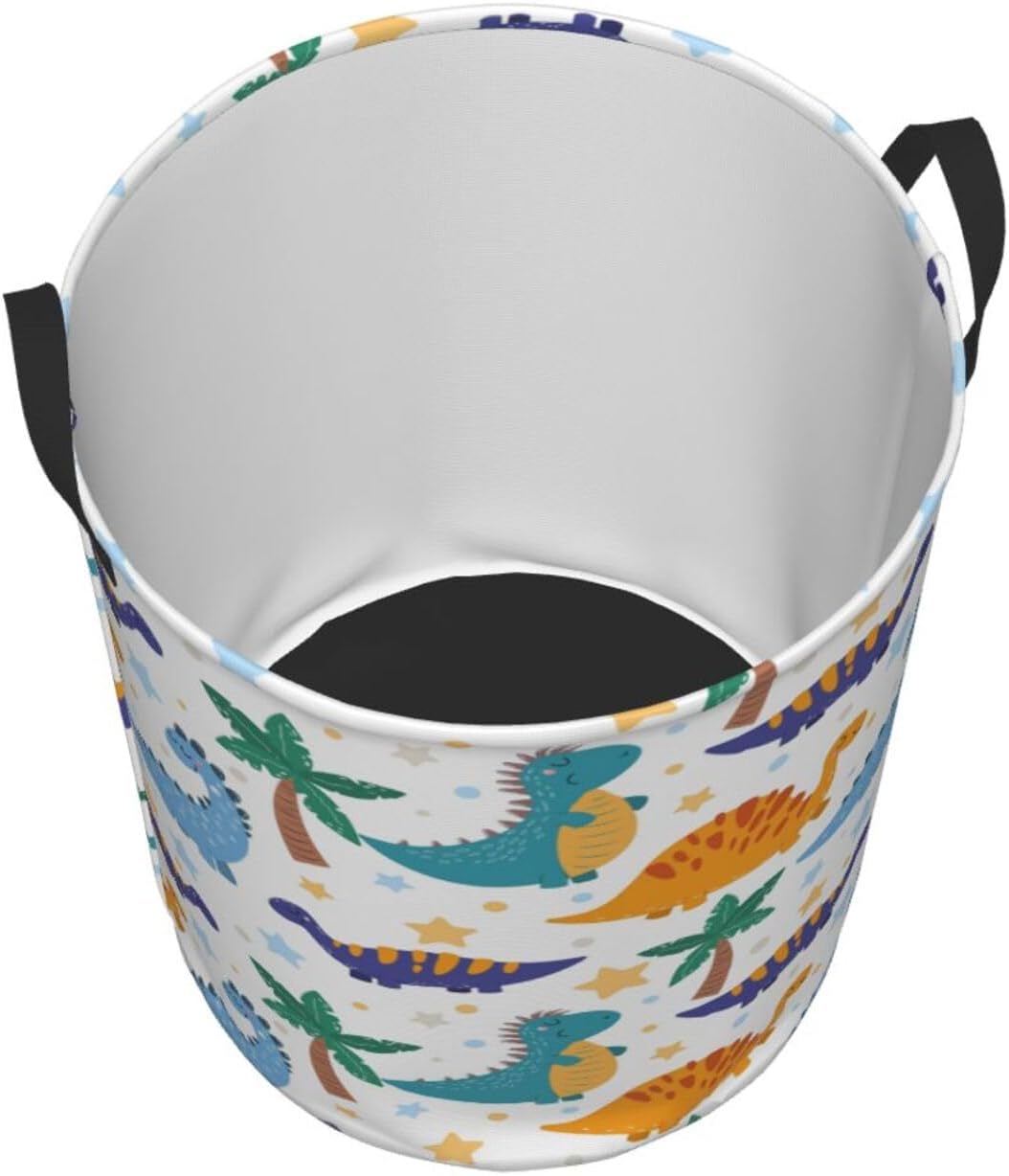 Dinosaur Laundry Hamper for Bedroom Foldable Easy to Carry