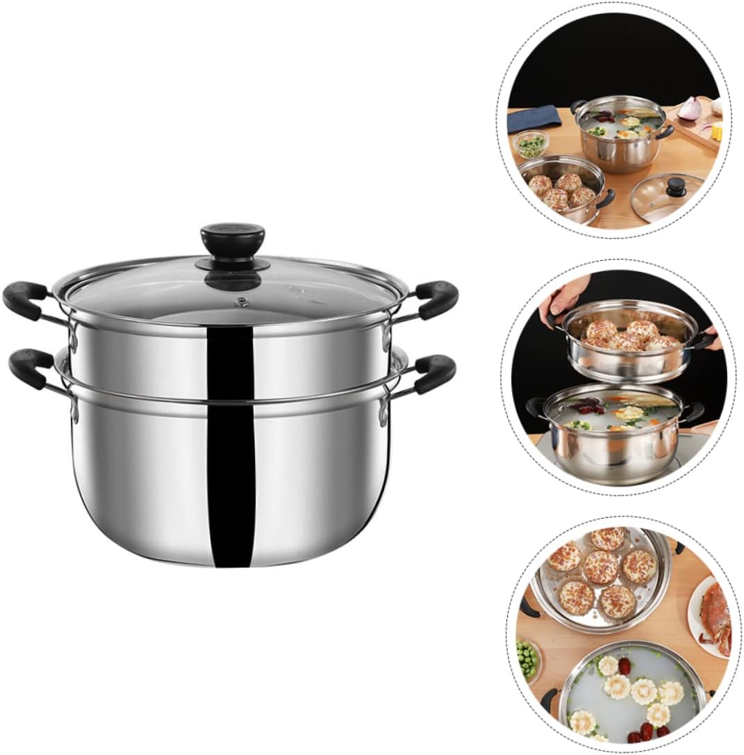 Stainless Steel Steam Pot for Home Kitchen