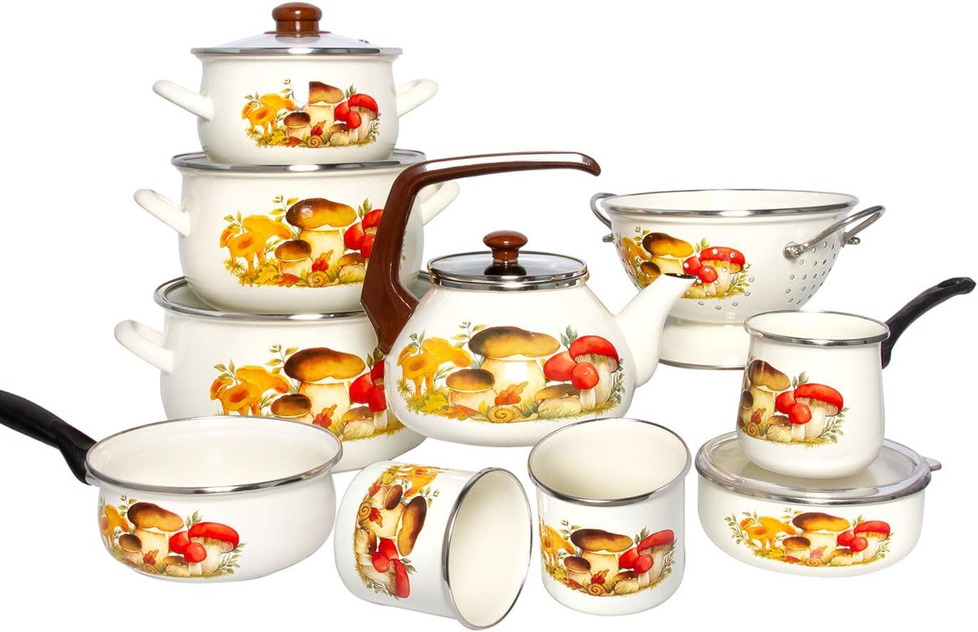 Enameled Aluminum Tea Kettle