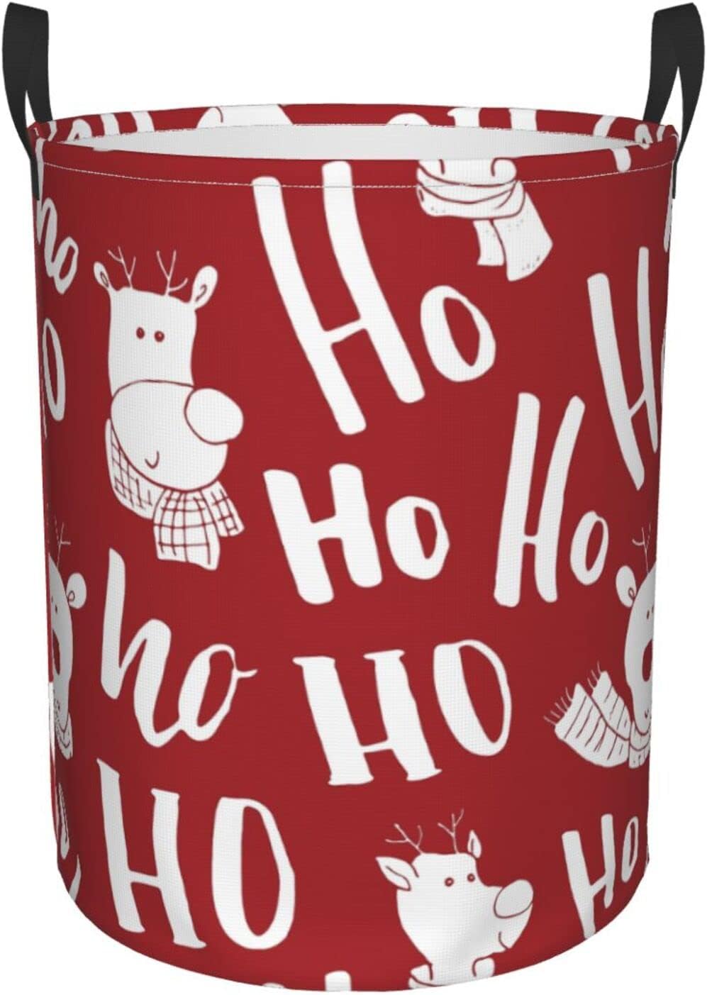 AFHYZY Christmas Laundry Hamper Collapsible with Handles for Bedside Storage