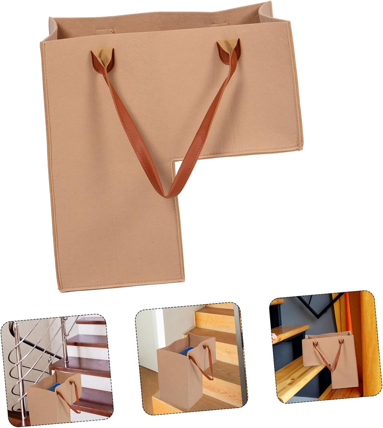 Ergonomic Felt Folding Laundry Hamper