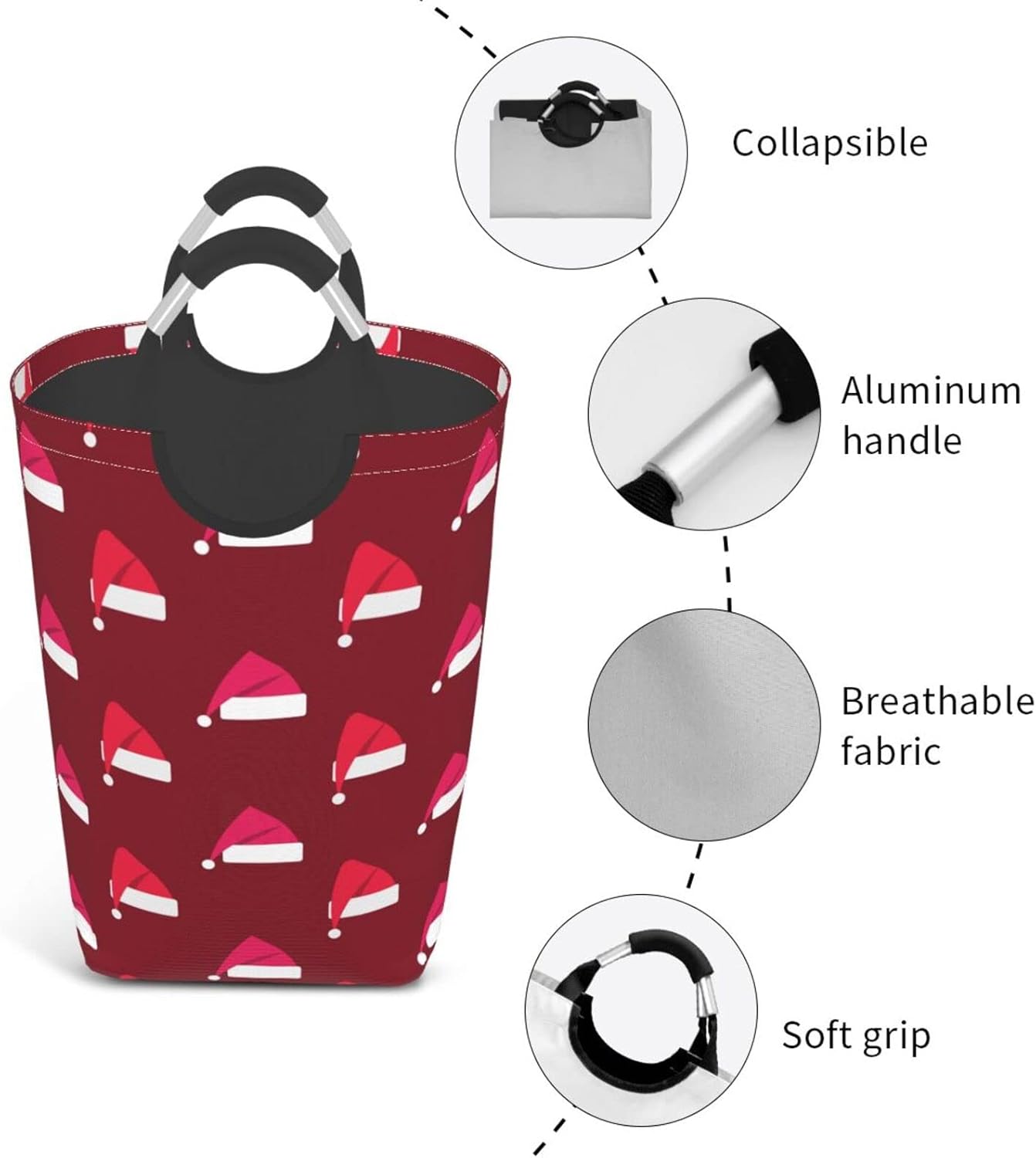 AFHYZY Christmas Foldable Laundry Hamper