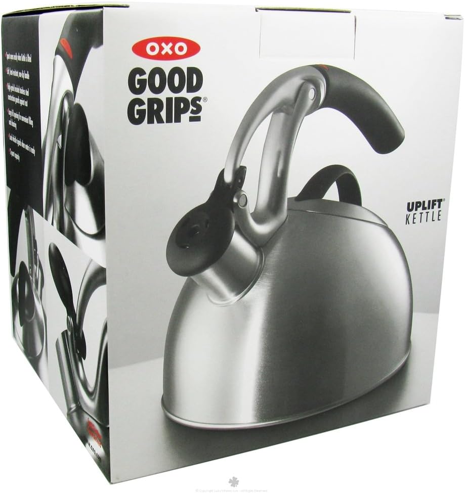 OXO Brew Uplift Tea Kettle 2 qt - Easy Tea Brewing Spoutillard Design