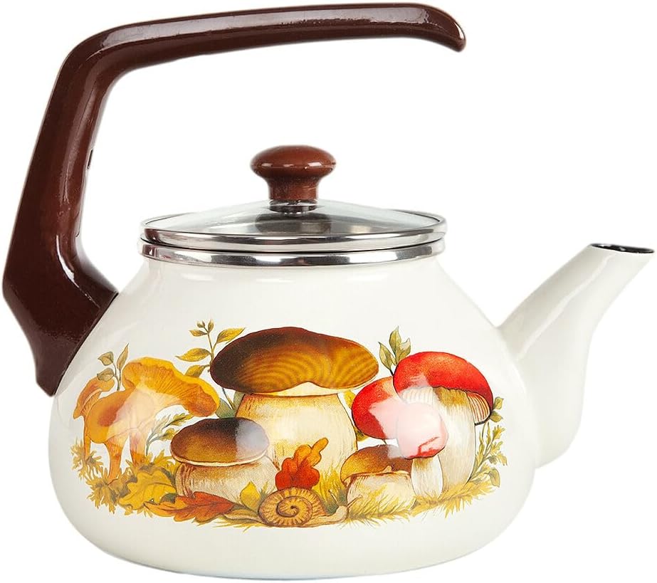 Enameled Aluminum Tea Kettle