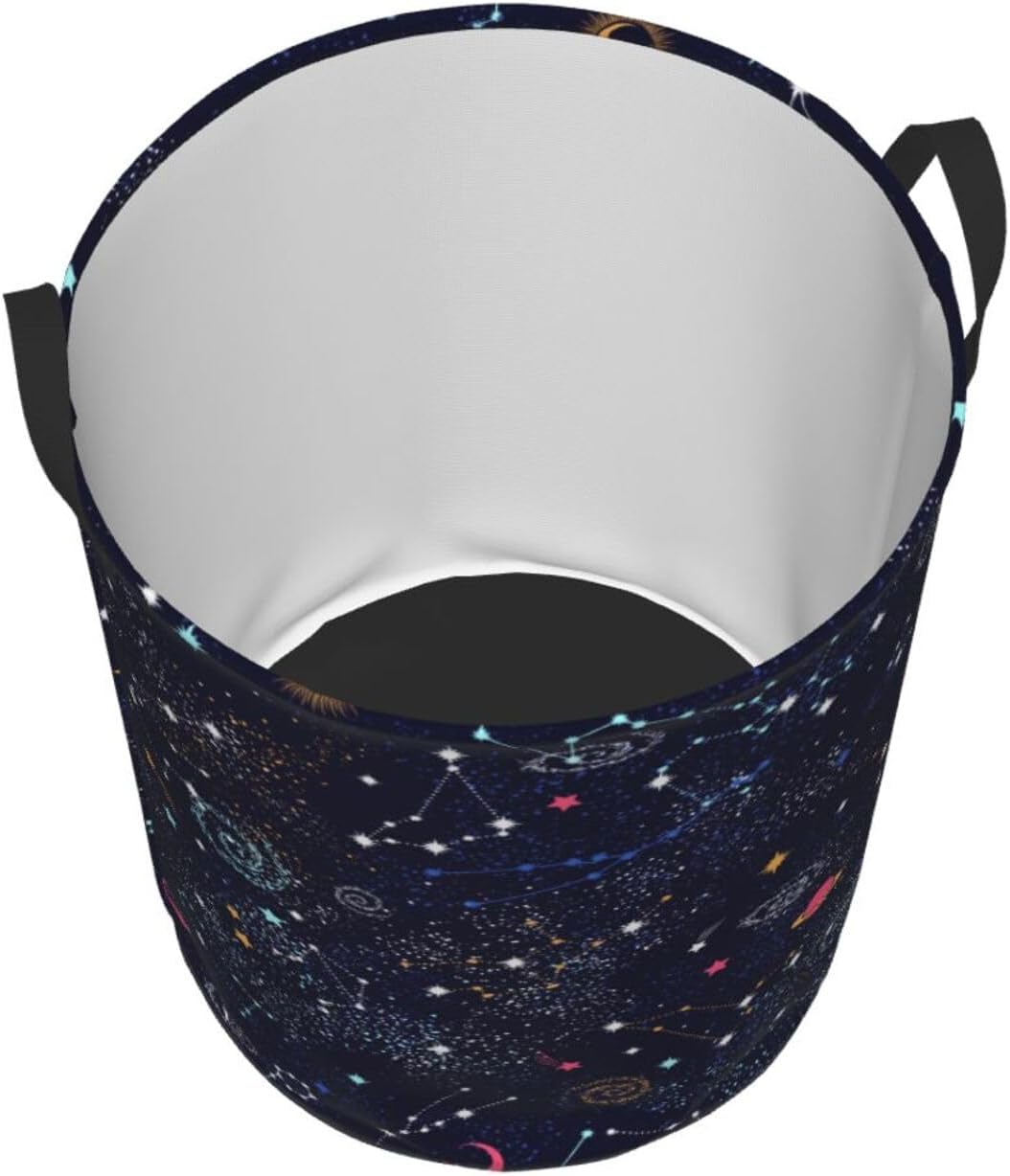 Sturdy Waterproof Laundry Basket for Bathroom Kitchen Dorm Storage