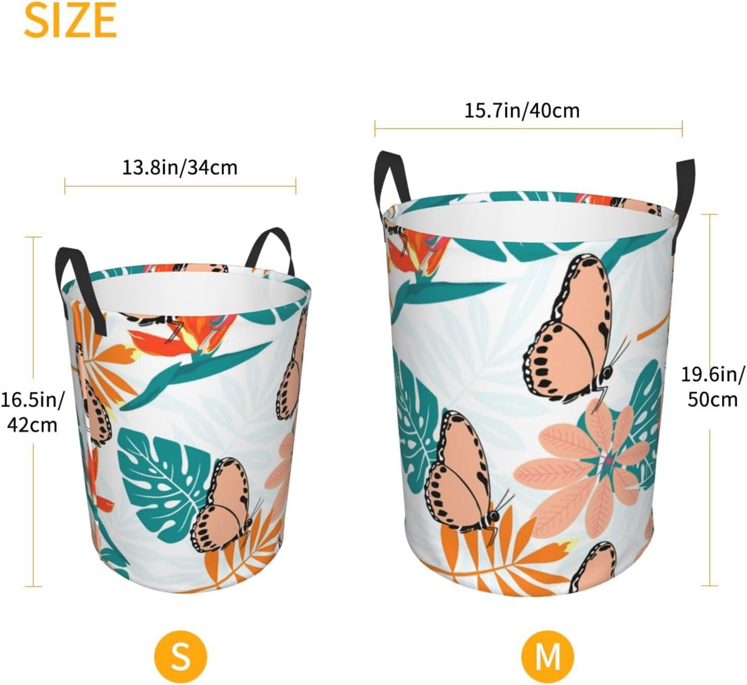Collapsible Laundry Hamper with Handles