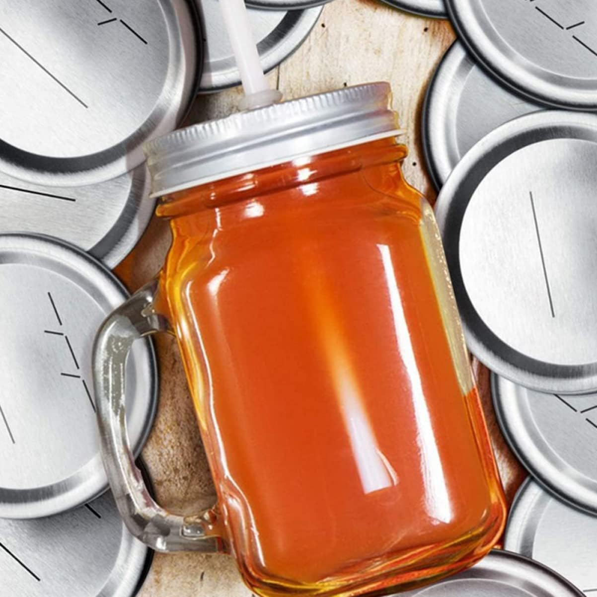 Sturdy Mason Jar Lids for Canning Home Use