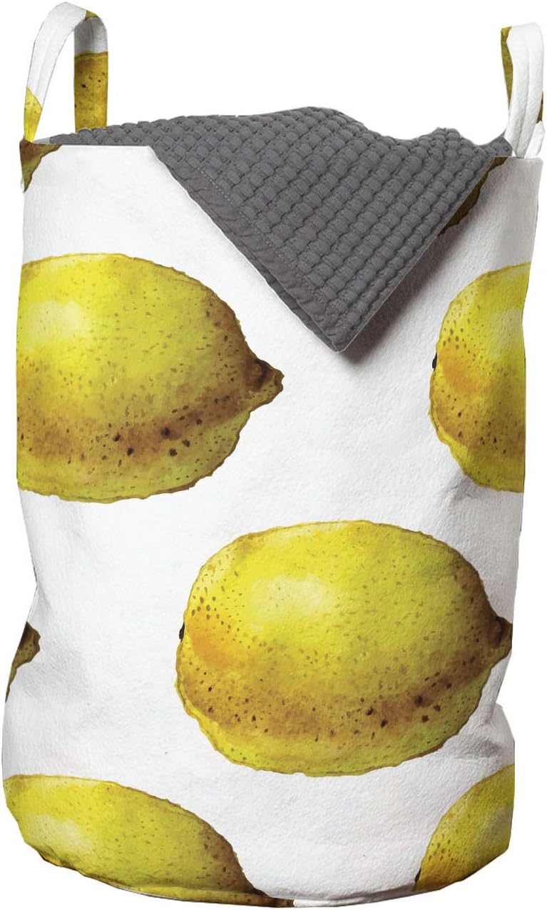 Hand-Crafted Lemon Laundry Hamper