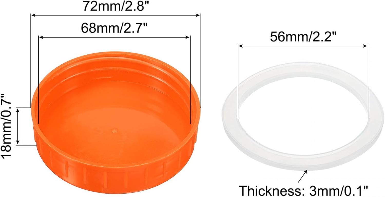 Masonry Jar Lid Set with Sealing Ring