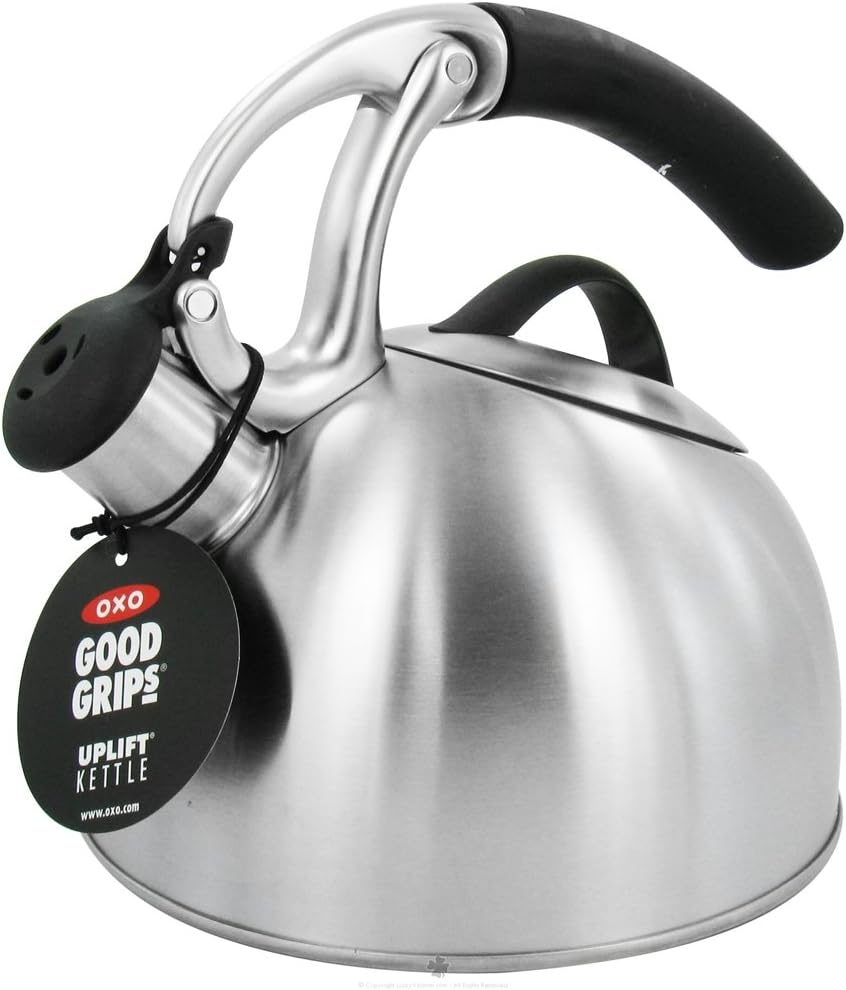 OXO Brew Uplift Tea Kettle 2 qt - Easy Tea Brewing Spoutillard Design