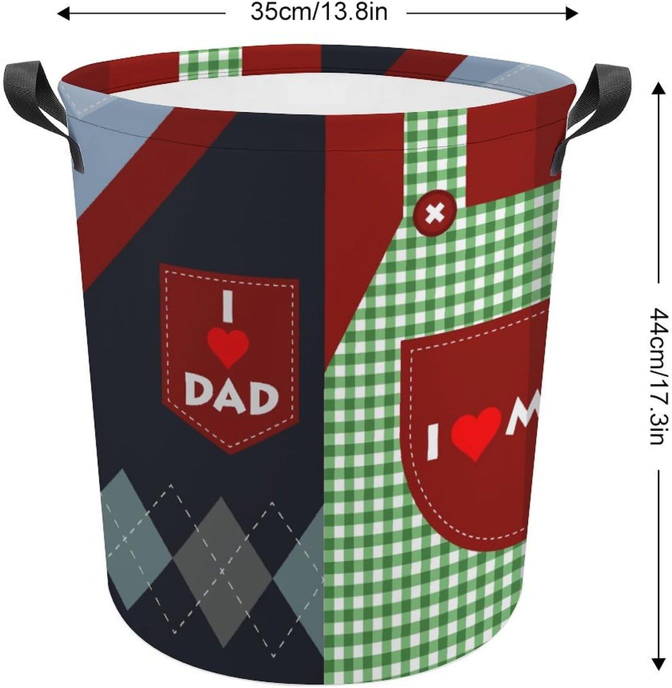 I Love Mom_collapsible laundry basket