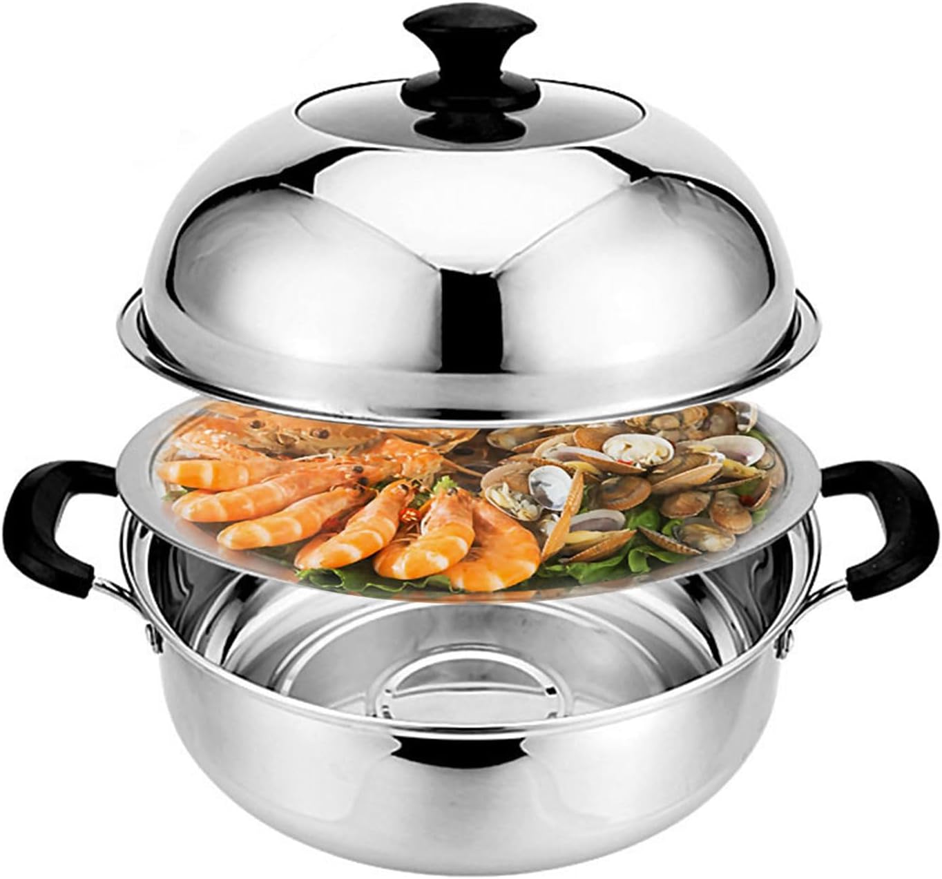 AIZYR 2 Tier Steam Pot