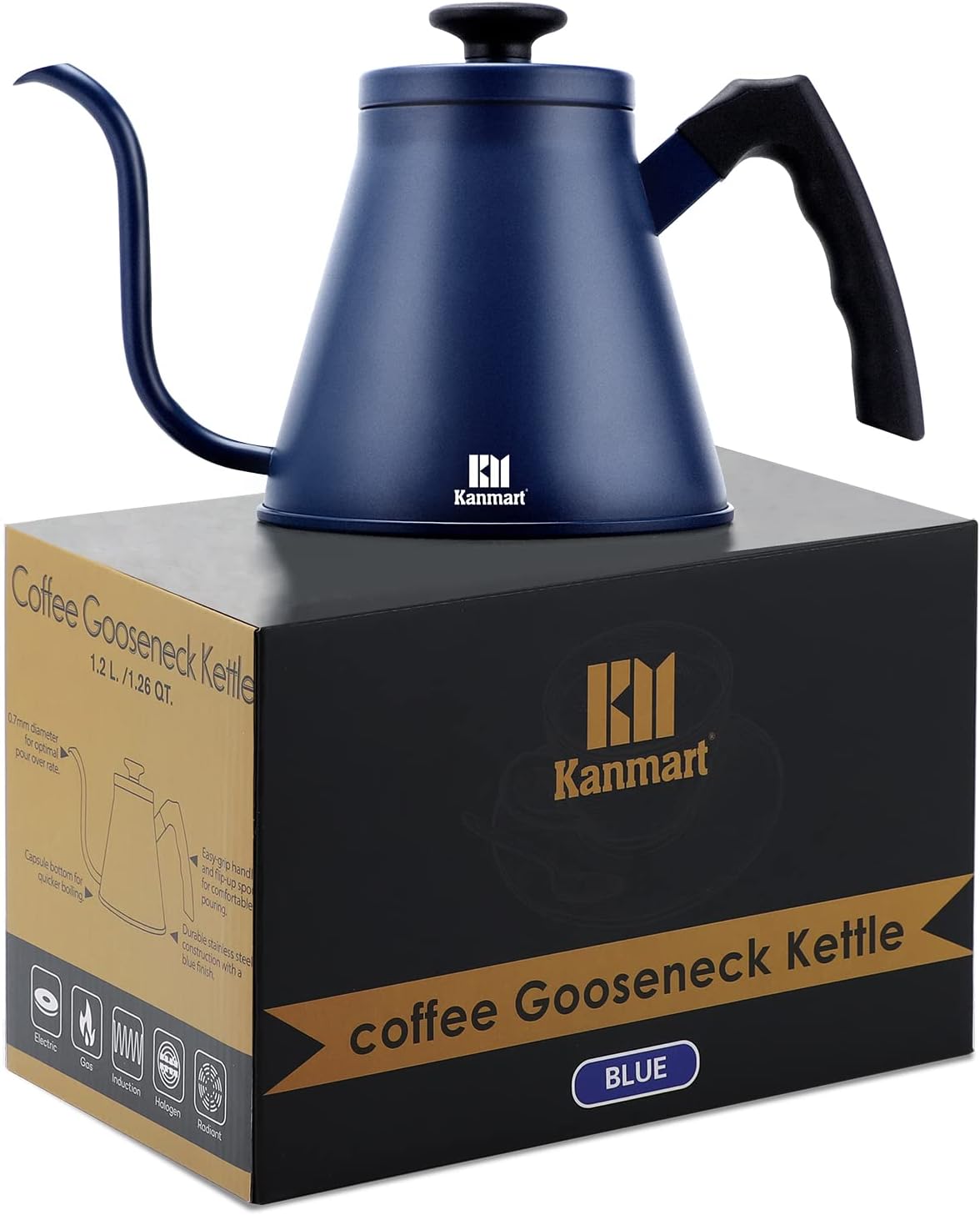 Kanmart Precision Gooseneck Coffee Kettle
