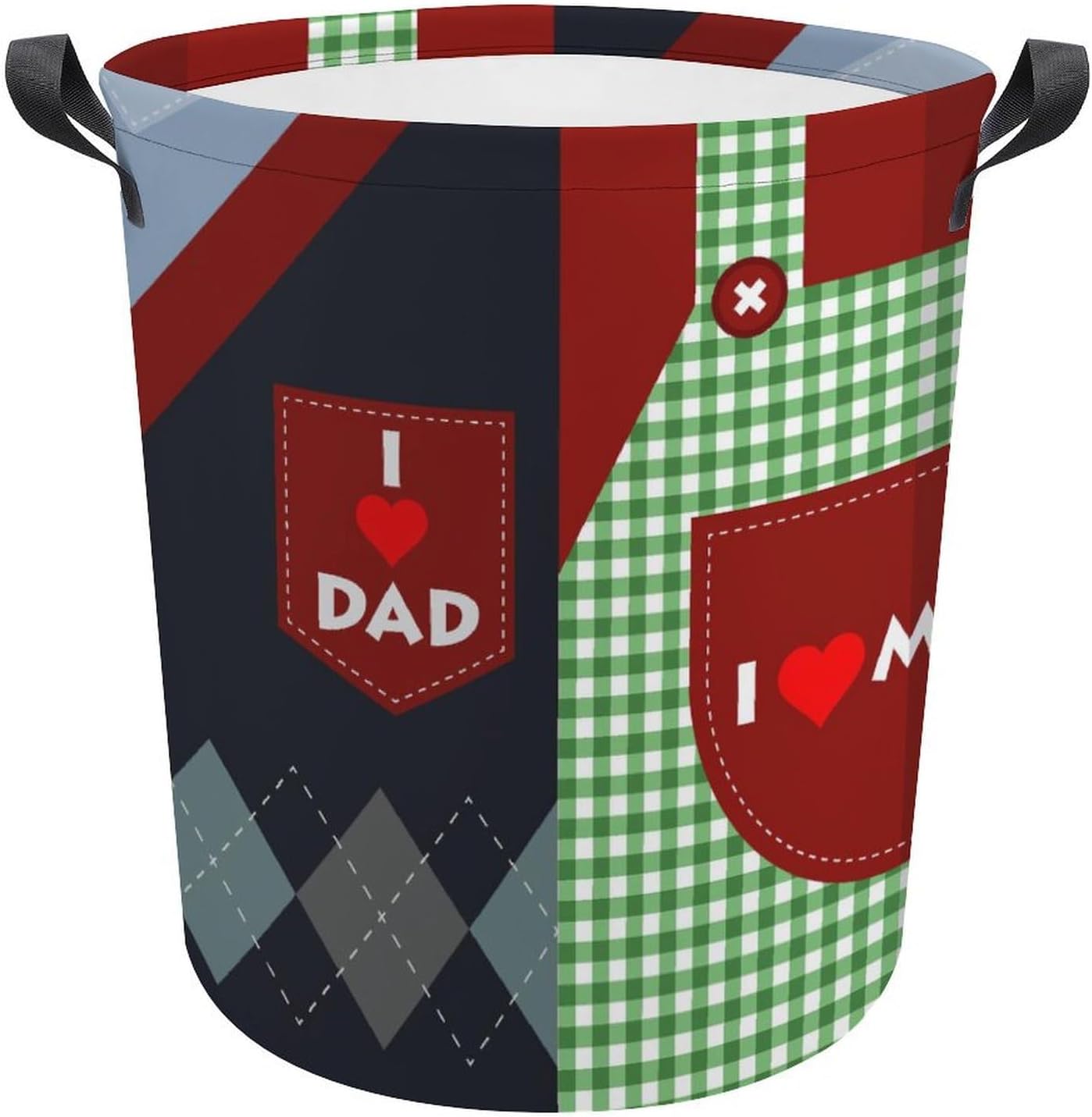 I Love Mom_collapsible laundry basket