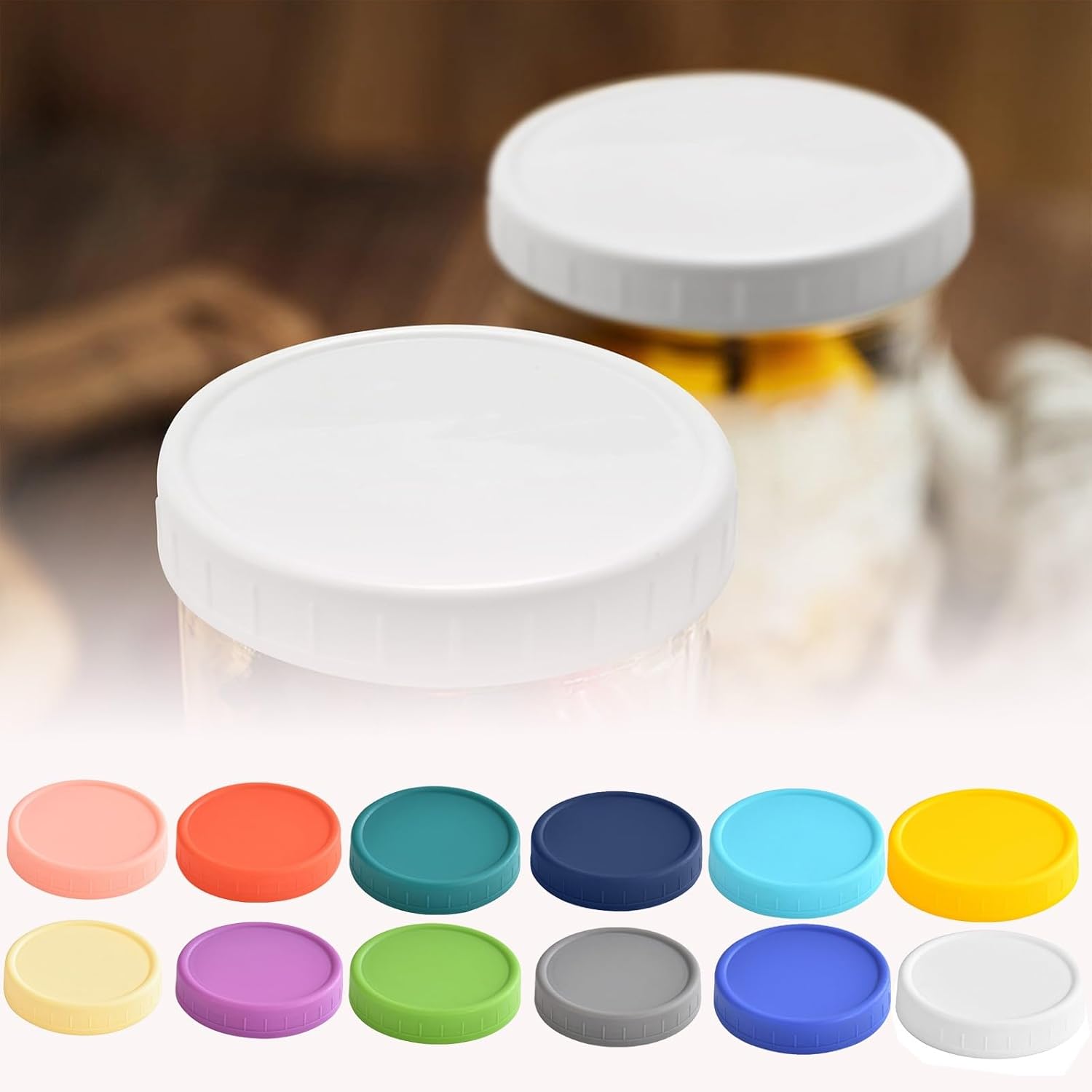 Wide Mouth Jar Lid Durable Storage Solution
