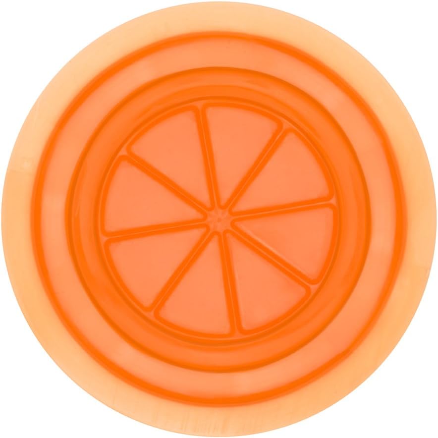 Jarware Orange JellyLid Set for Mason Jars Durable BPA Free