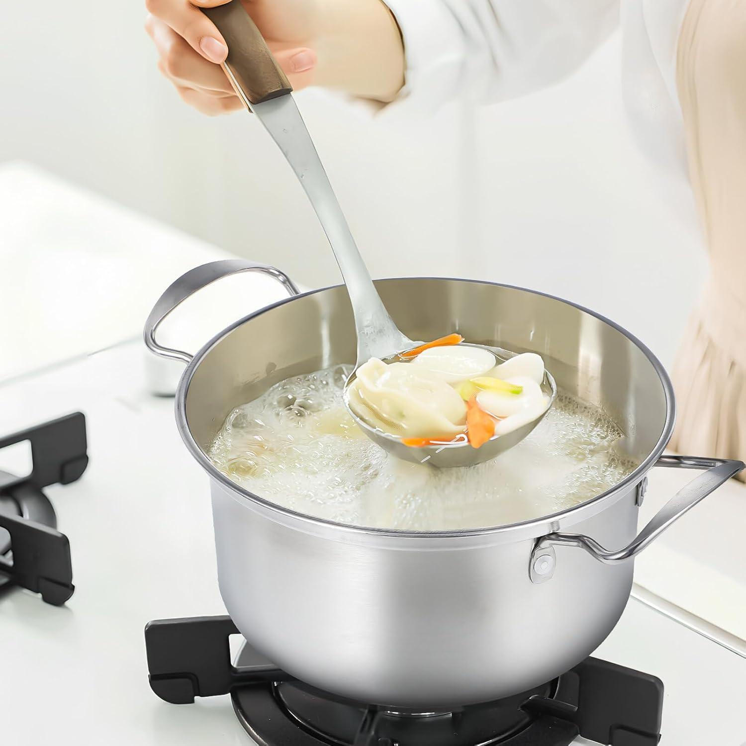 Premium Stainless Steel Stock Pot Set for Home