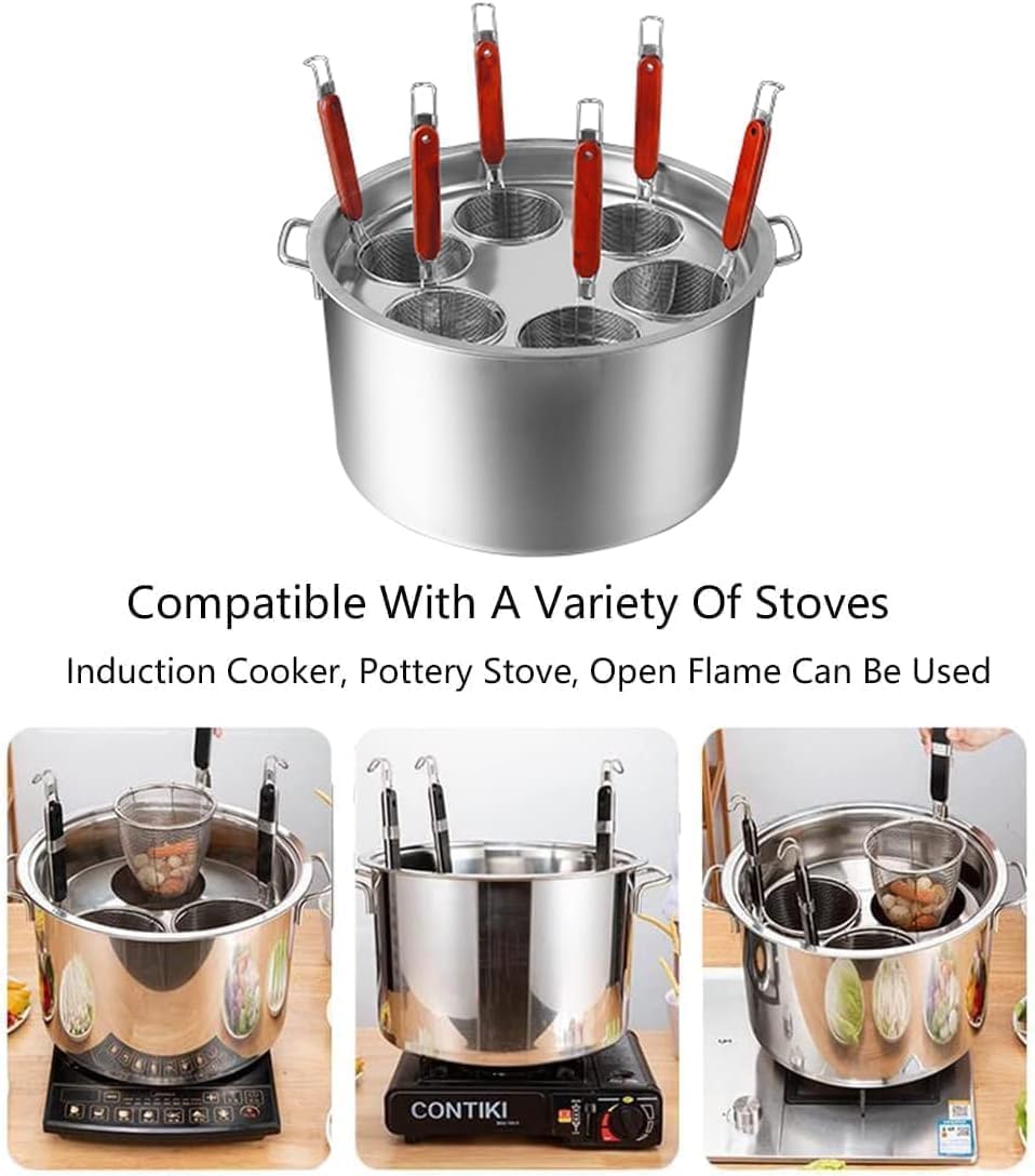 Pasta Pot Set by BINGWANG for Professional Use