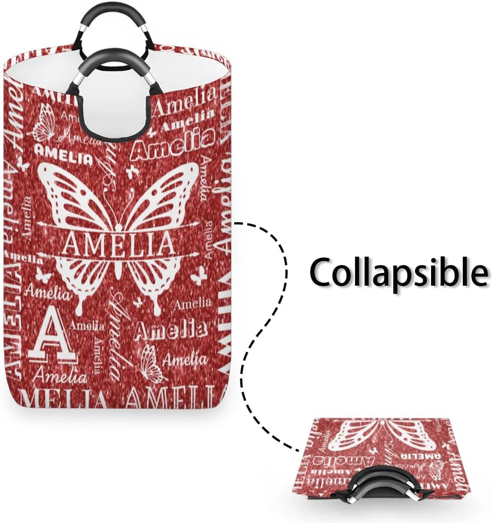 Stylish Ioracida Butterfly Laundry Hamper Bag