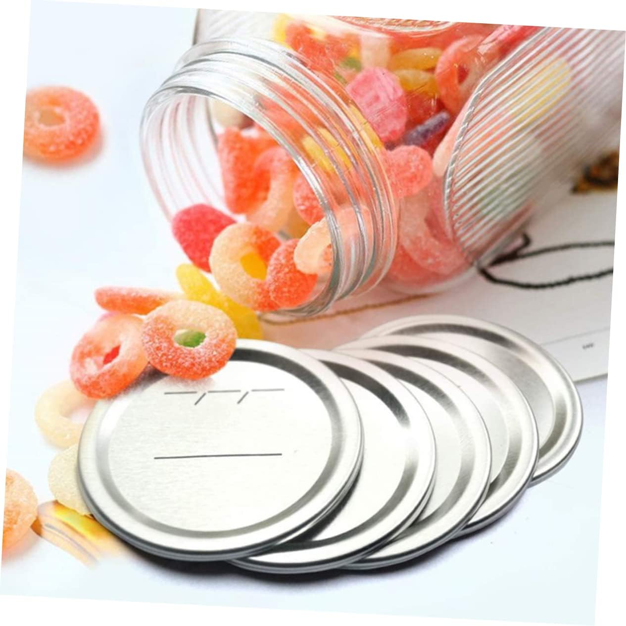 30 Mason Jar Lids Set Elegant Canning Covers for Your Mason Jars