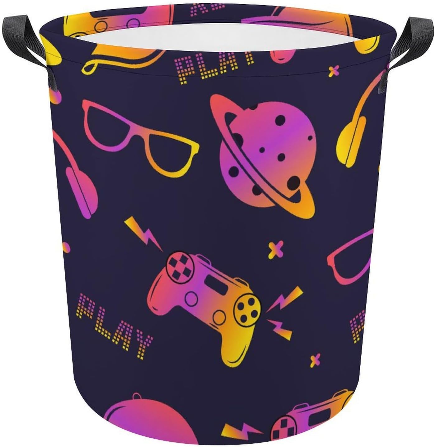 Seamless Play Pattern Laundry Hamper