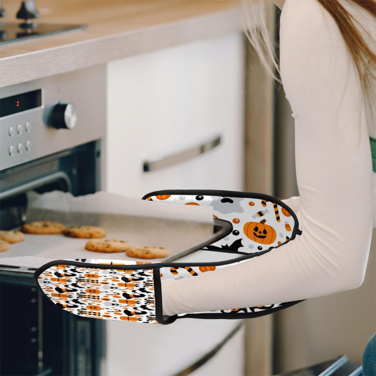 Funny Halloween Oven Mitts