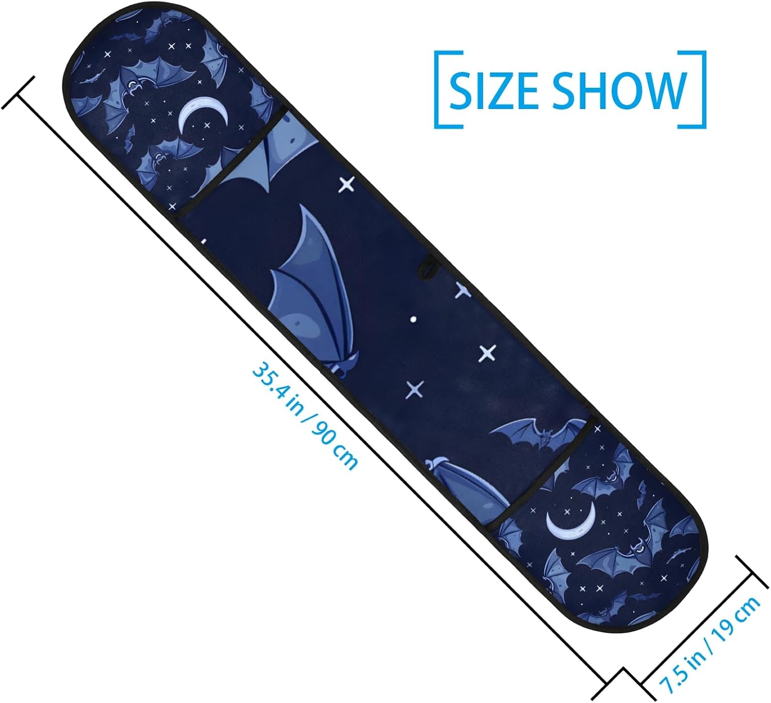 Bats Moon Halloween Double Oven Mitt