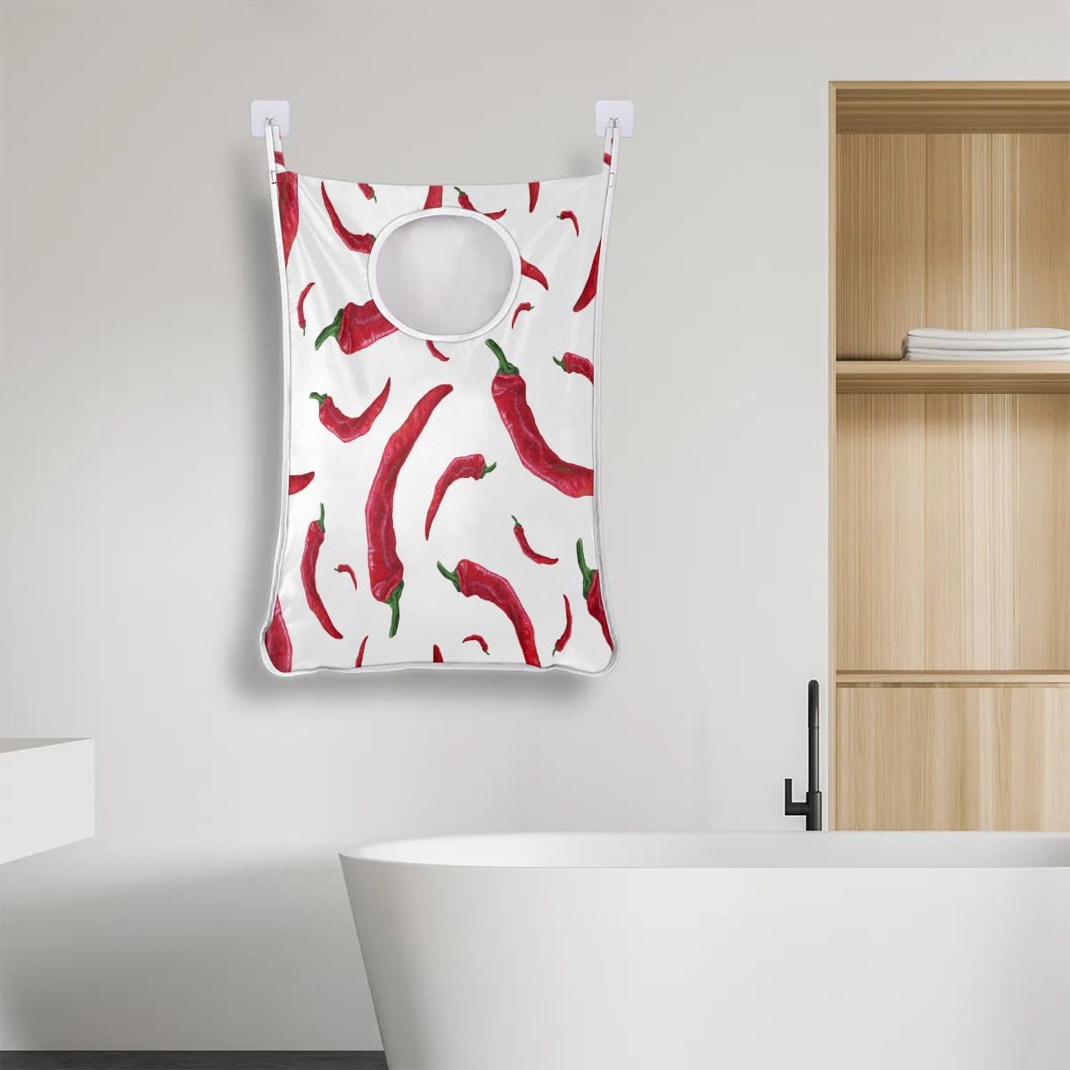 Quick-Access Hanging Laundry Hamper for Space-Saving Storage