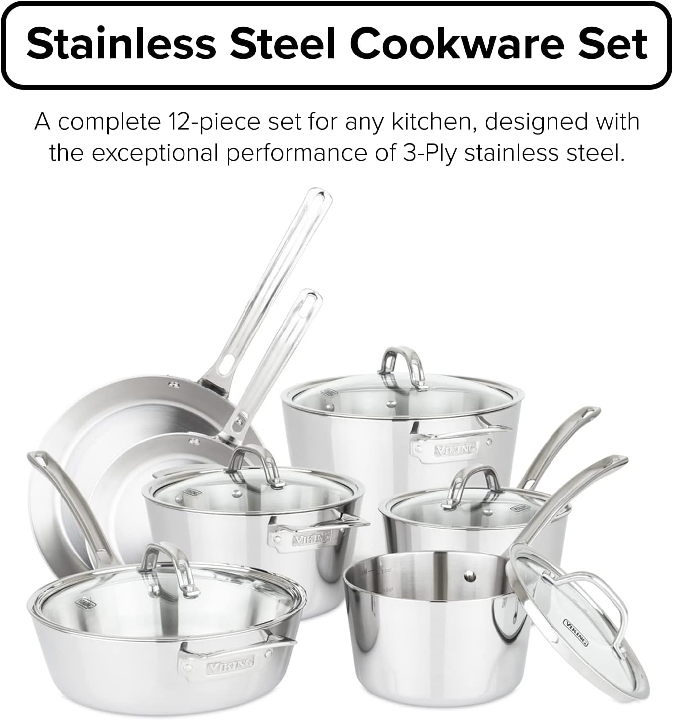 Viking 3-Ply Pots and Pans Set