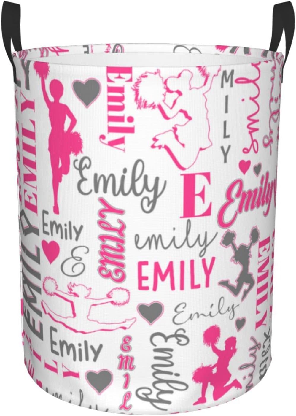 Personalized Baby Name Laundry Basket Storage Solution for Kids and Adults