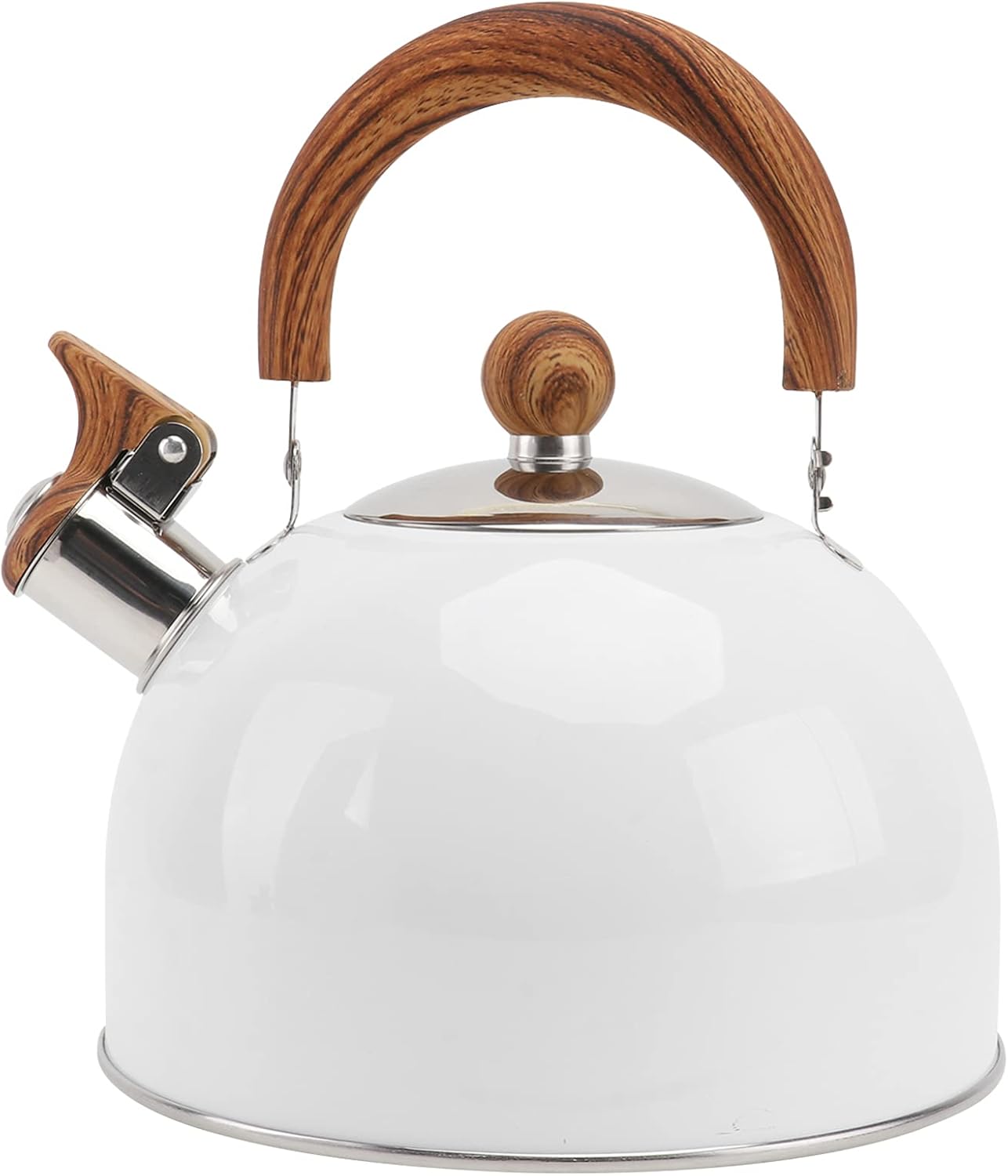 Ergonomic Whistling Tea Kettle with Handle for Easy Use