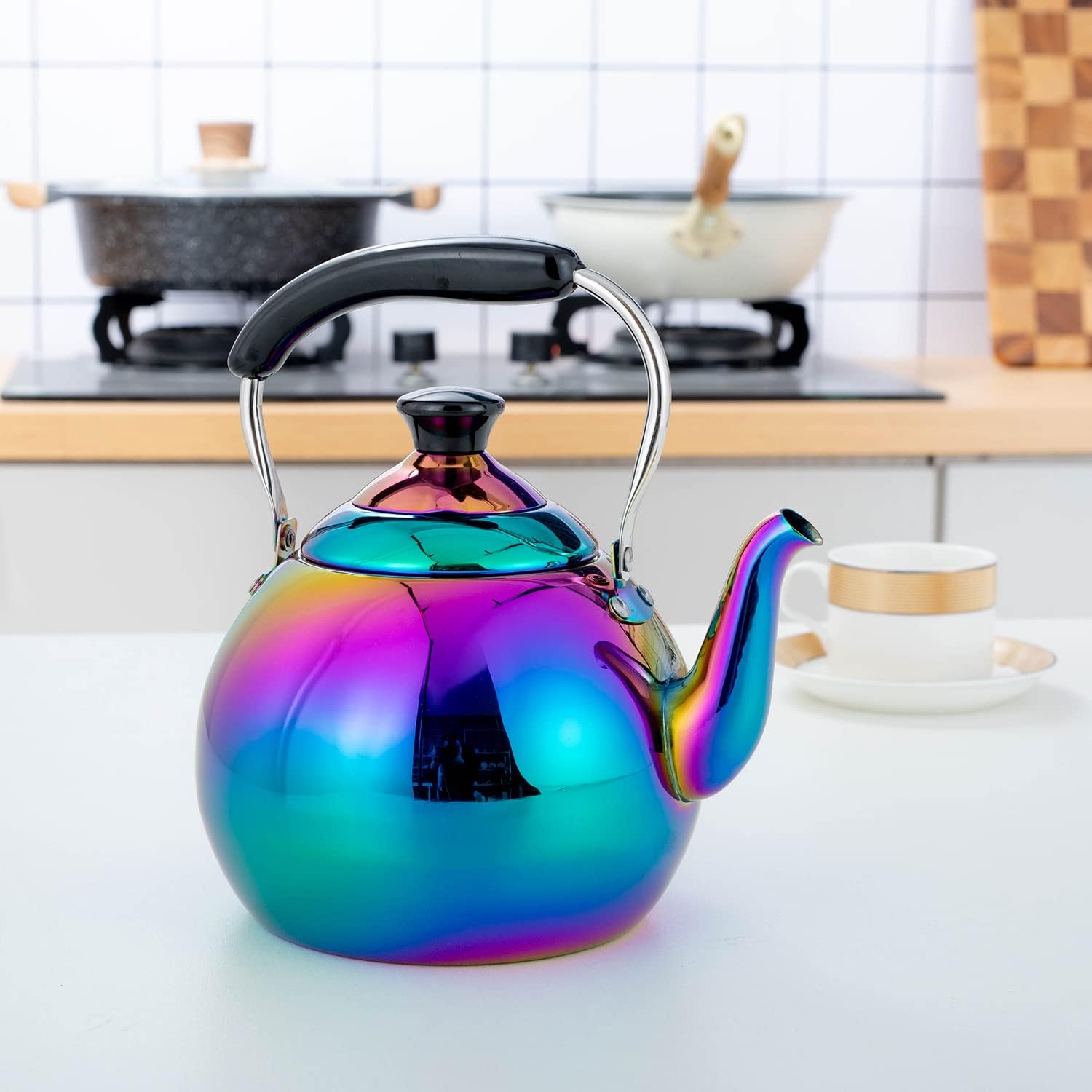 Stylish Durable Whistling Tea Kettle