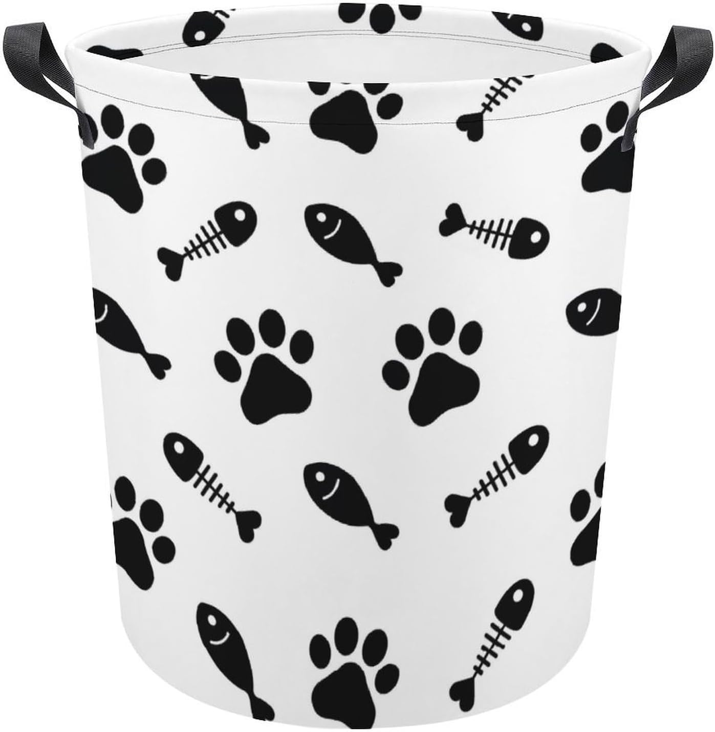 Meet Your Perfect Feline Friend The Cat Paw Fish Bone Laundry Basket