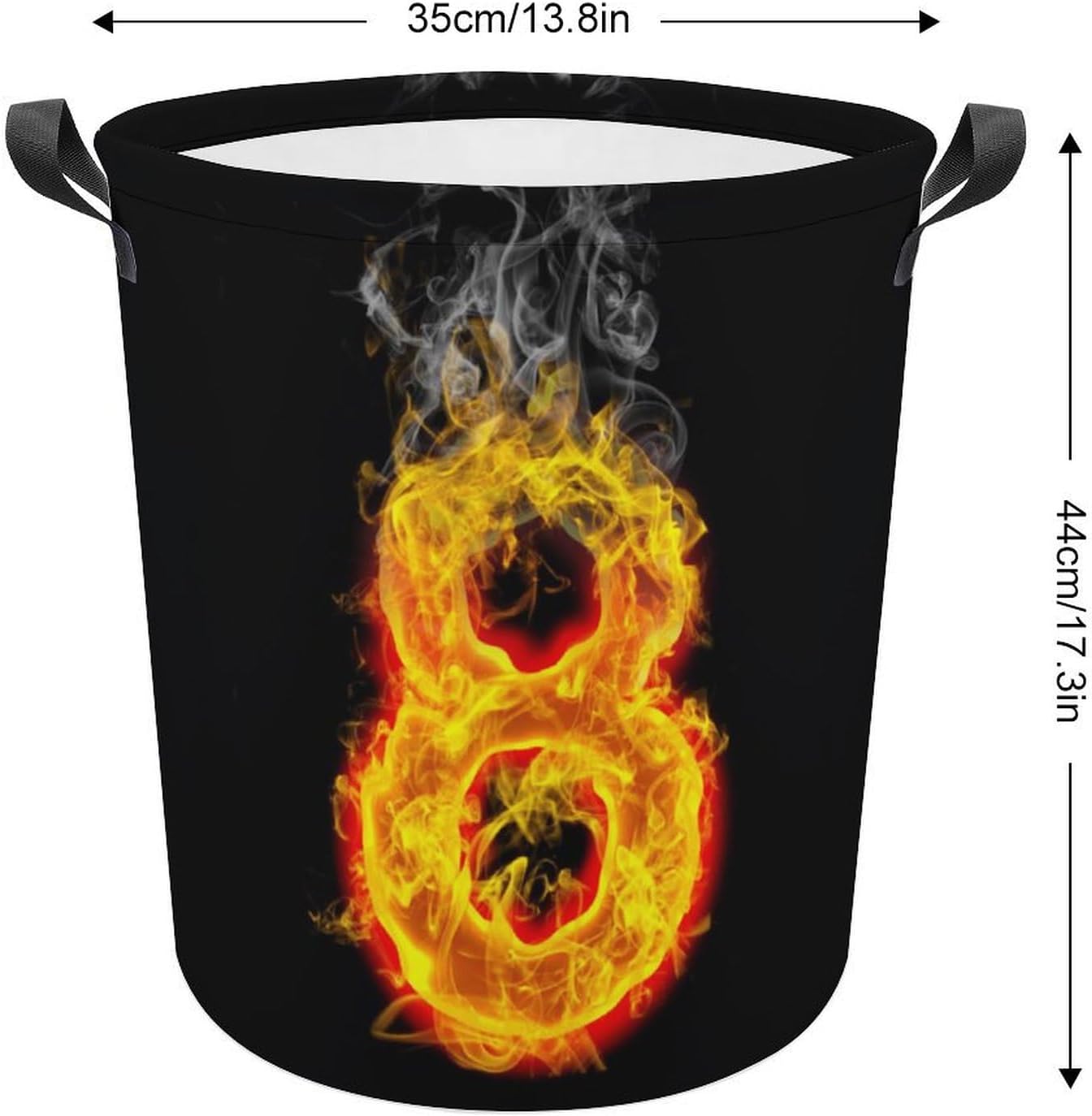 Fire Number 8 waterproof laundry hamper