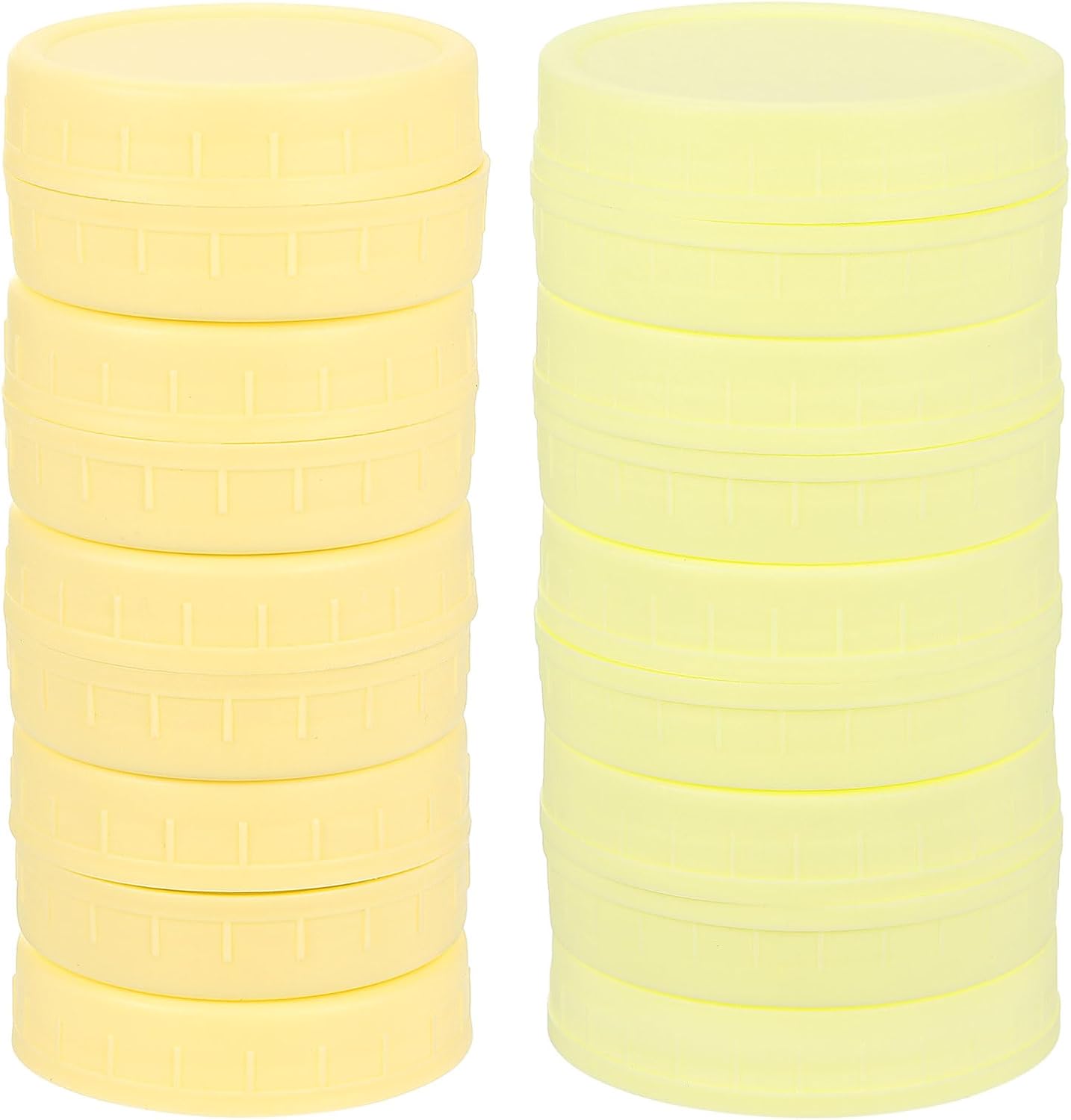 18 Pcs Mason Jar Lid Set with Silicone Rings