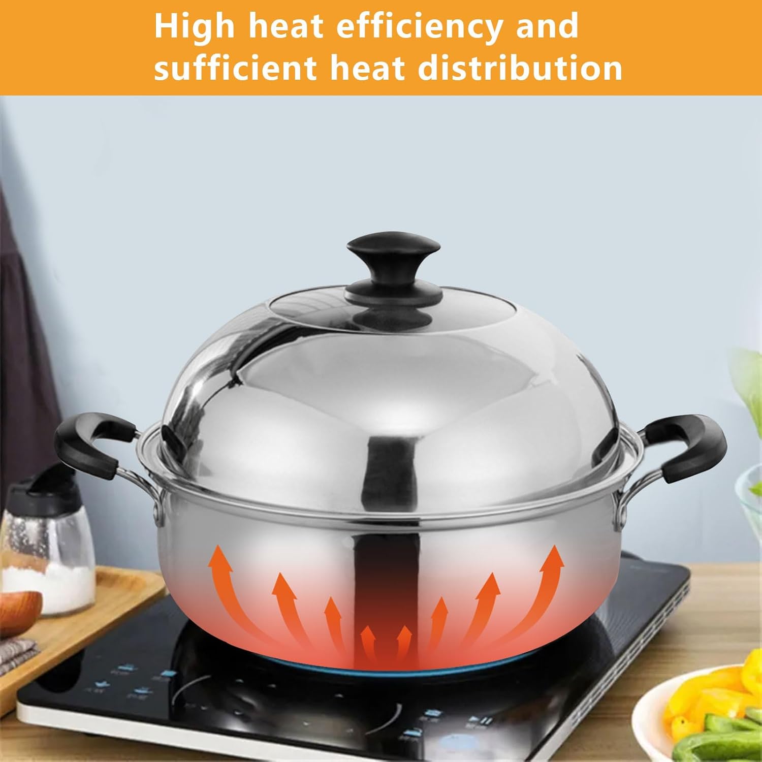 AIZYR 2 Tier Steam Pot