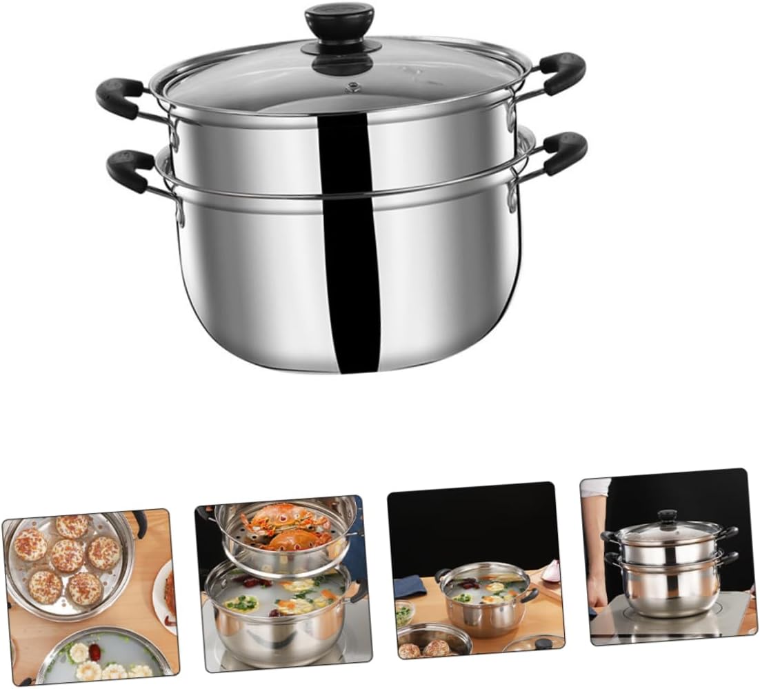 Stainless Steel Steam Pot for Home Kitchen