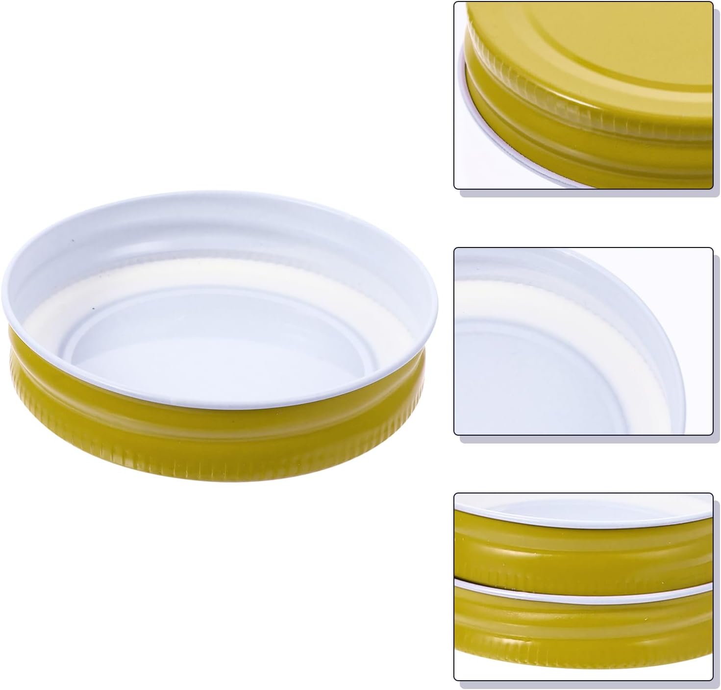 12pcs Tinplate Jar Lids for Canning Storage