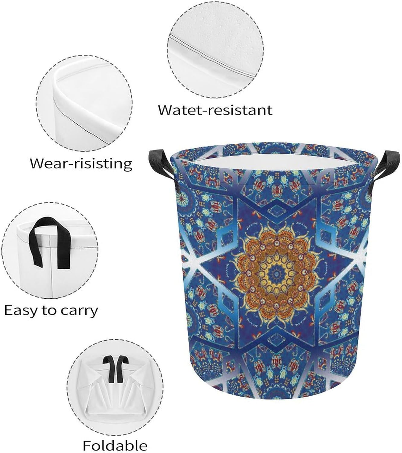 Waterproof Boho Laundry Hamper