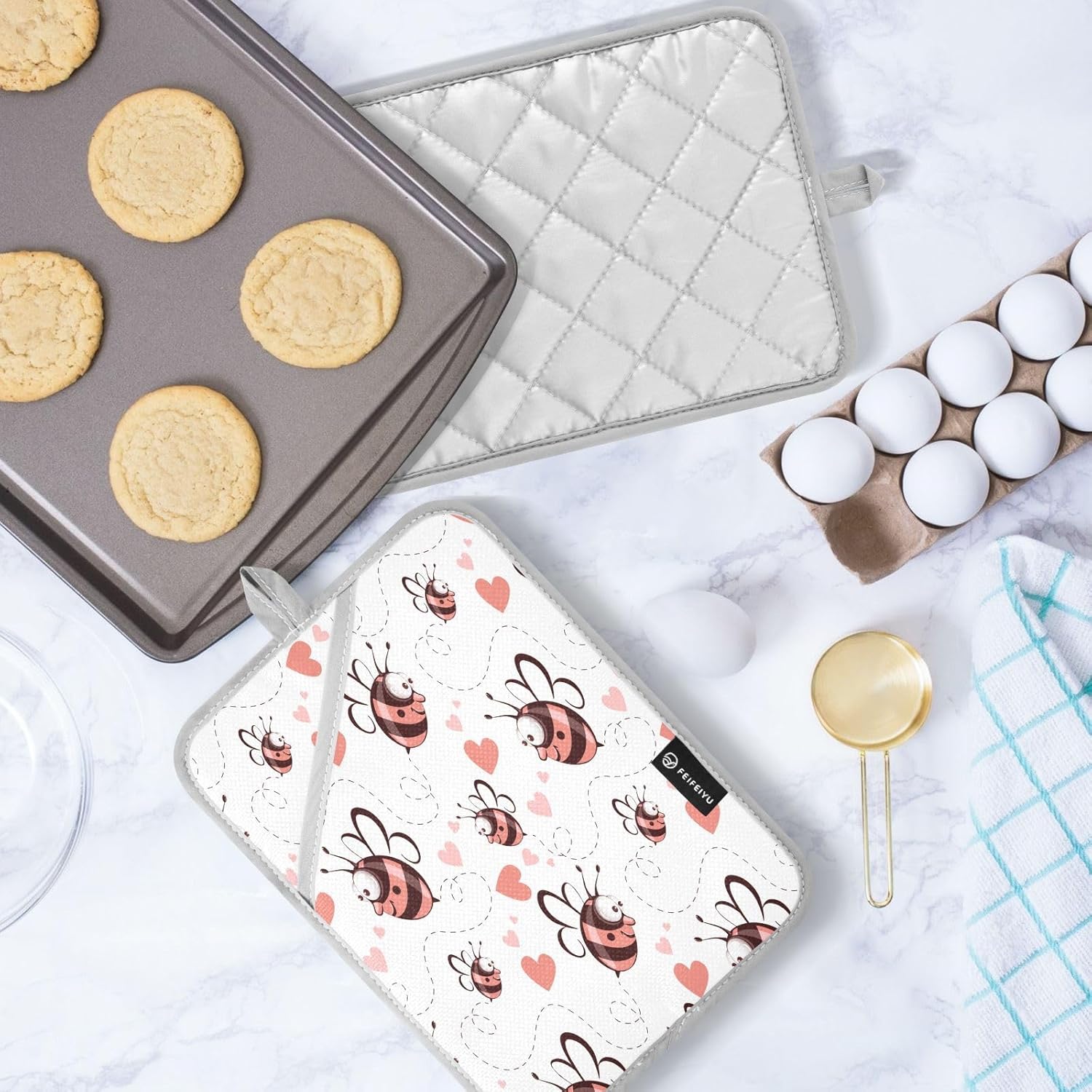 KCLDECI Heat Resistant Potholders