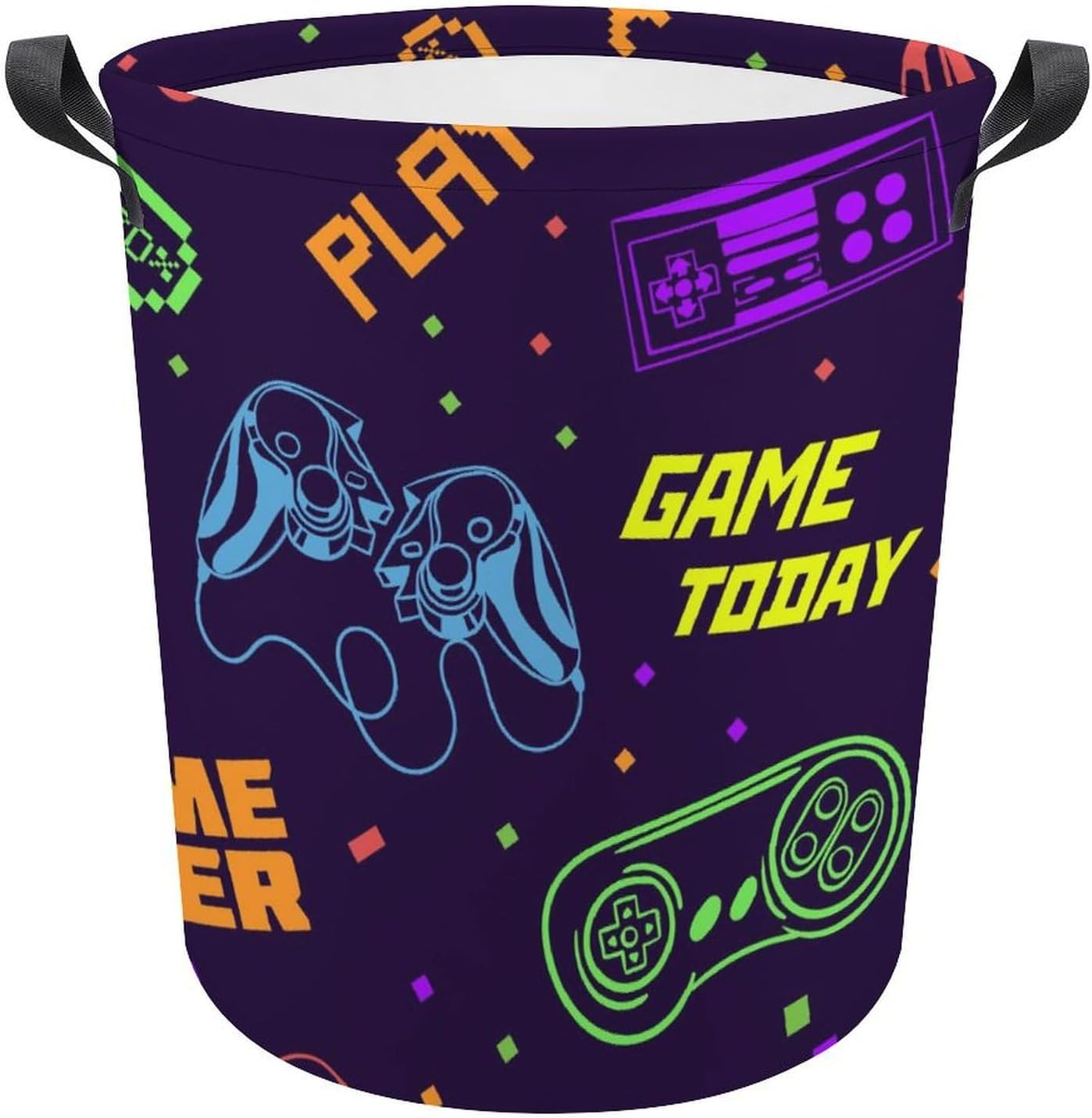 Game Seamoose Patterned Storage Basket for Kids and Adults