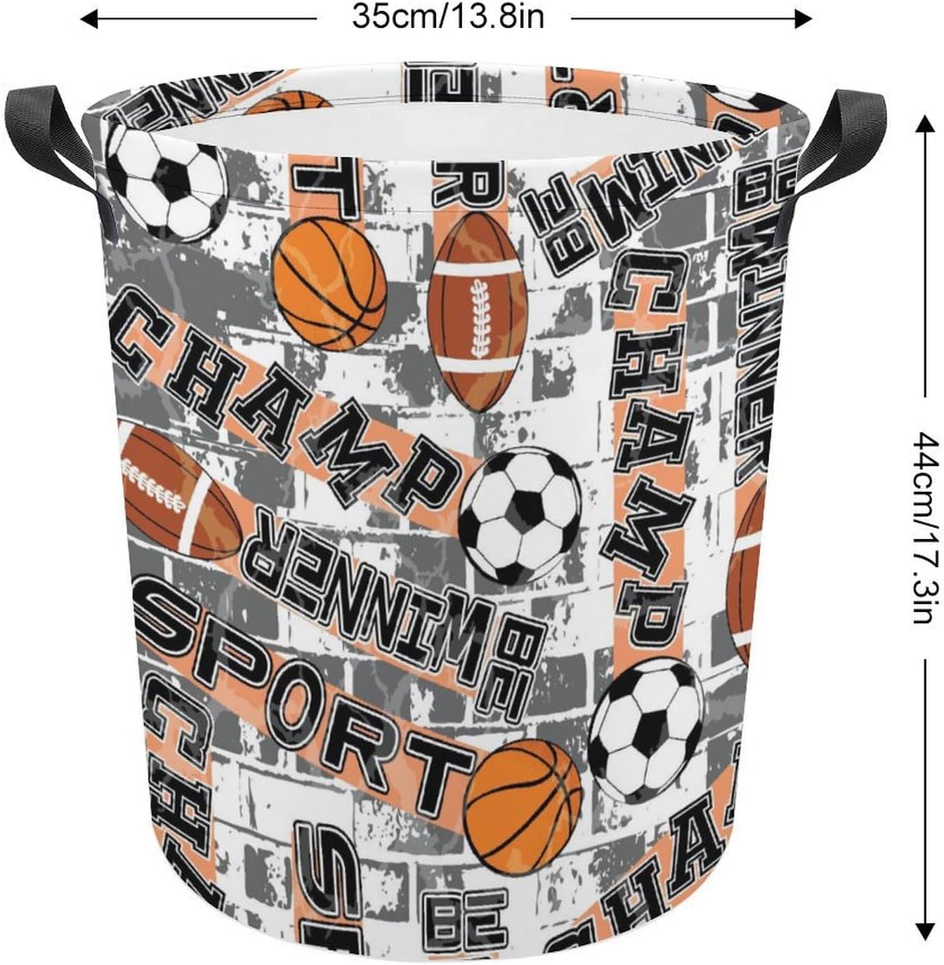 Meiko Sport Balls Laundry Hamper - Durable Storage Solution