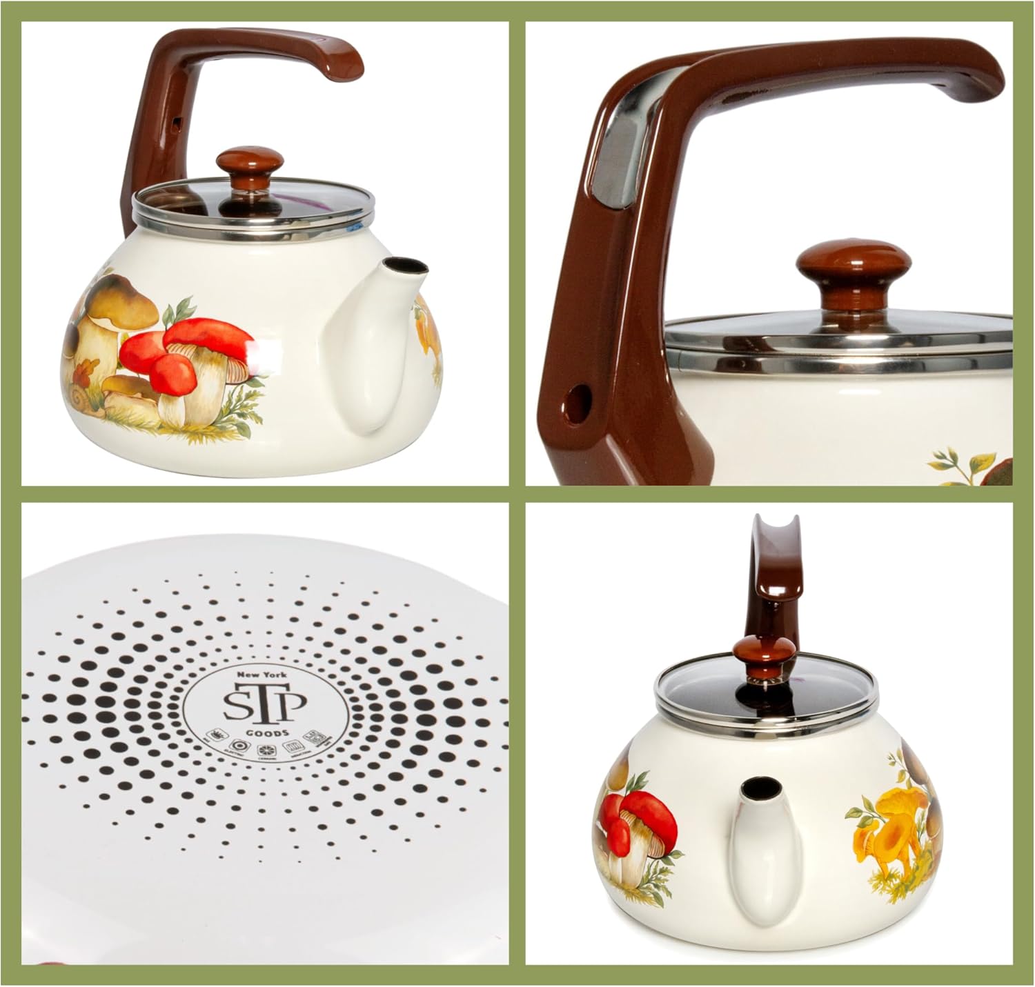Enameled Aluminum Tea Kettle