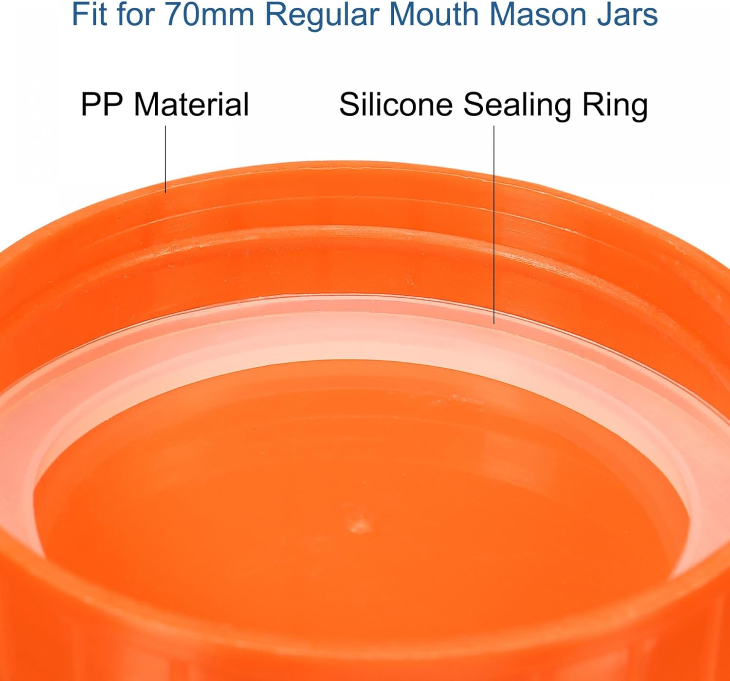 Masonry Jar Lid Set with Sealing Ring