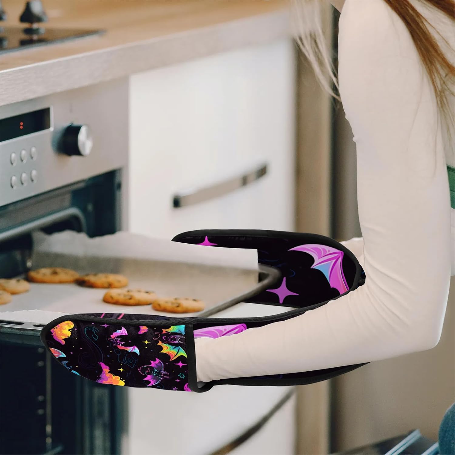 Goblin Grasp Halloween Oven Mitts